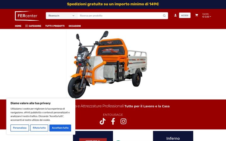 Screenshot ta' fercenter.it