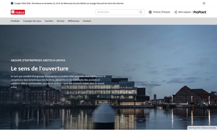 Screenshot of ferco.fr