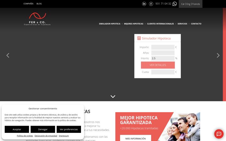 Screenshot of fercogestion.com