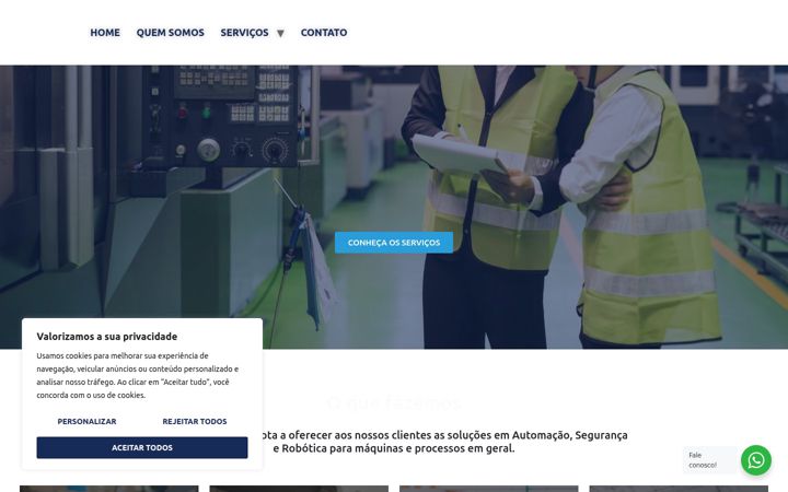 Snímek obrazovky fercotecnologia.com.br