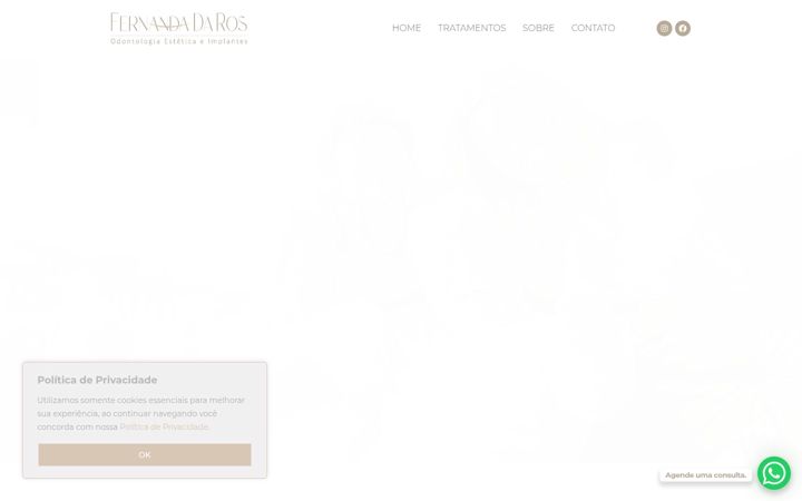 Screenshot of ferdarosodonto.com.br
