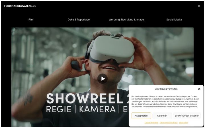 Screenshot of ferdinandkowalke.de