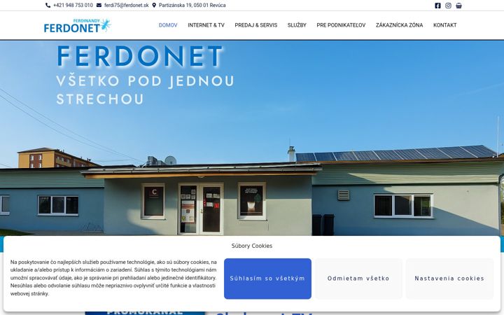 Screenshot of ferdinandy.sk