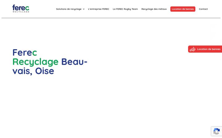 Screenshot of ferec-recyclage.fr