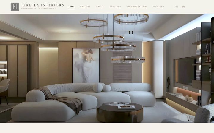 Screenshot of ferella-interiors.de