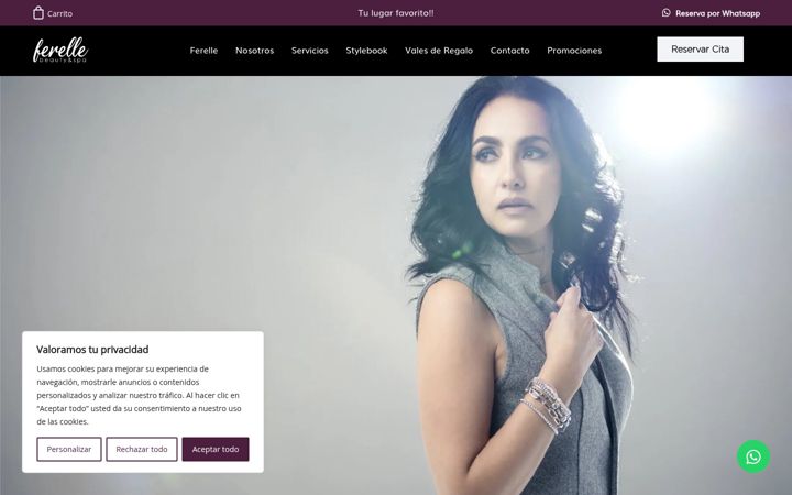 Screenshot of ferelle.com.mx