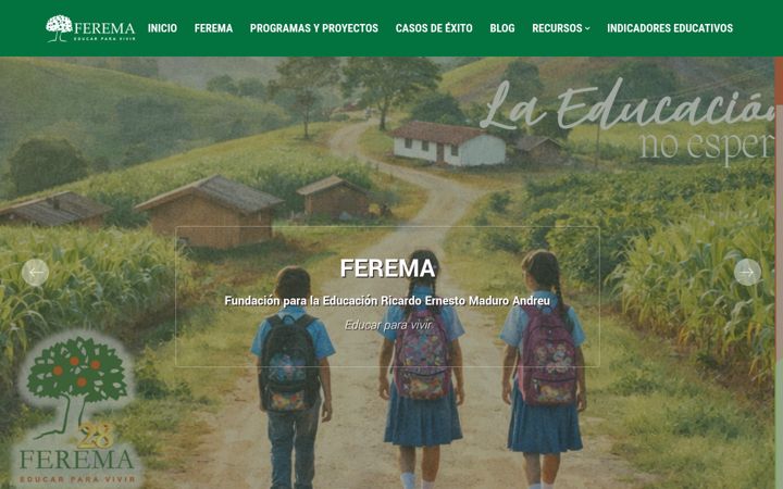Screenshot of ferema.org