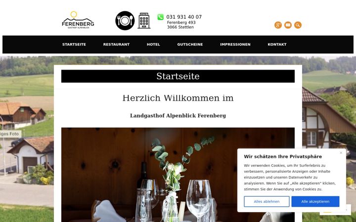 Screenshot of ferenberg.ch