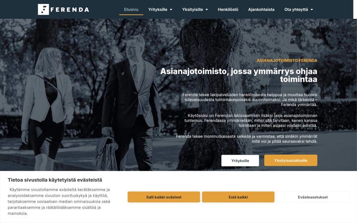 Screenshot of ferenda.fi