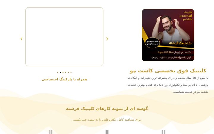 Screenshot of fereshtehbeautyclinic.com