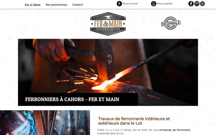Screenshot of feretmain.fr