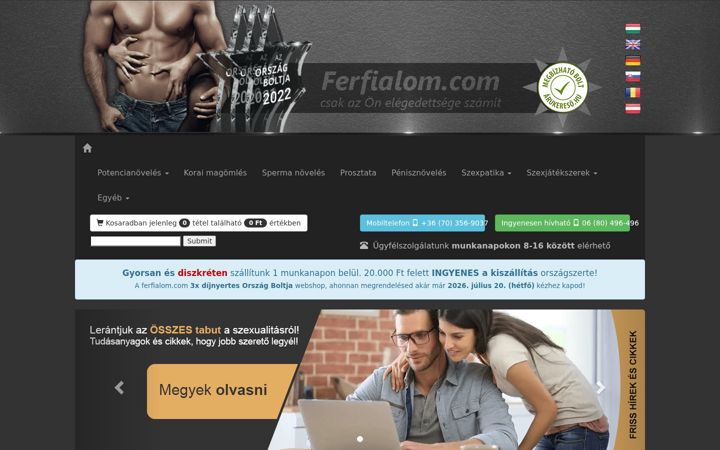 Zrzut ekranu ferfialom.com