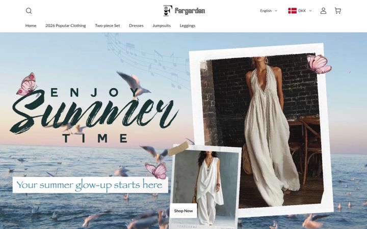 Screenshot of fergarden.com