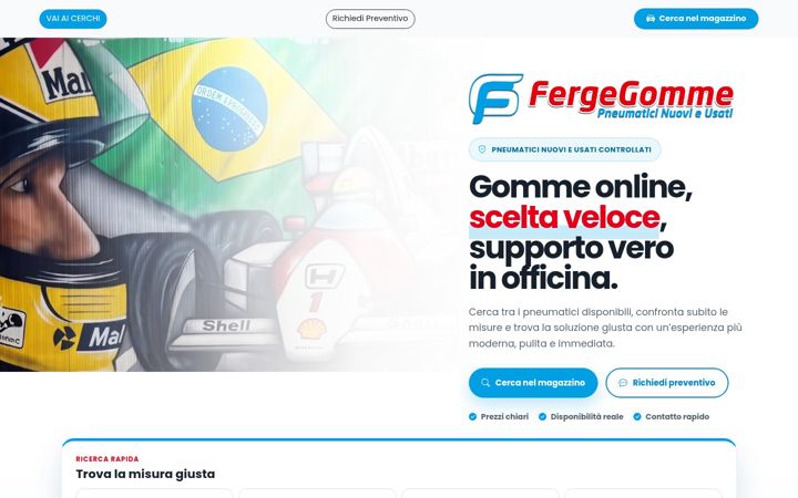 Screenshot of fergegommeusate.it