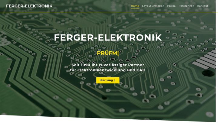 Captura de pantalla de ferger-elektronik.de