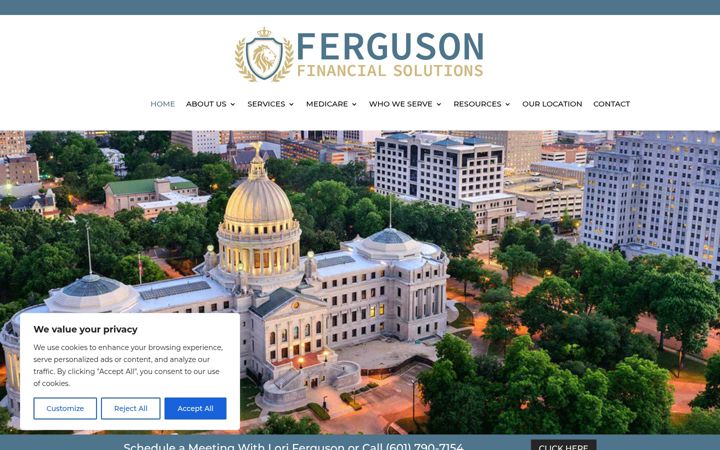 Screenshot of fergusonfinancialsolutions.com