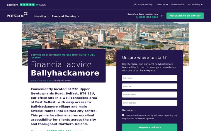 Screenshot of fergusonhillam.com