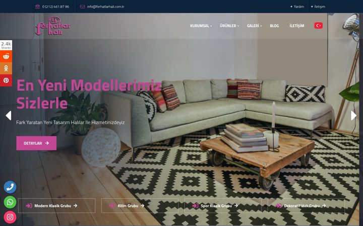 Screenshot of ferhatlarhali.com