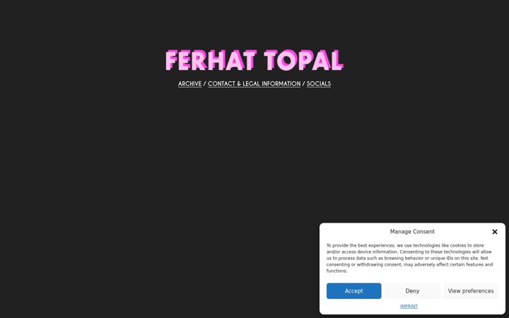 Screenshot of ferhattopal.com