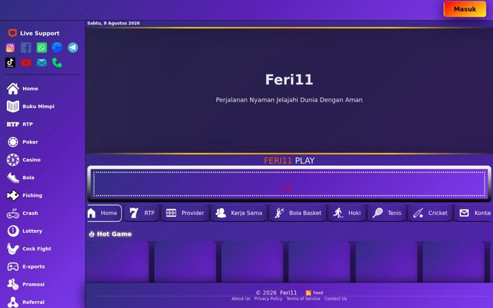 Screenshot of feri11.org