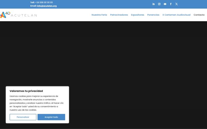 Screenshot of feriaacutelan.org