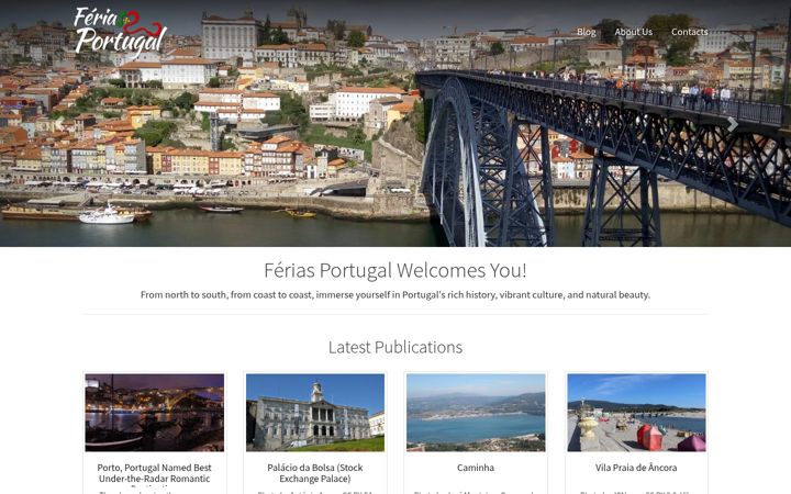 Screenshot of feriasportugal.com