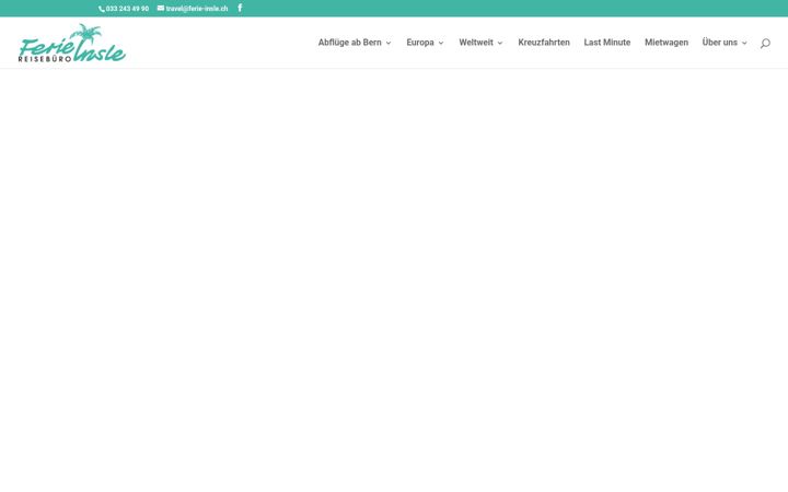 Screenshot of ferie-insle.ch