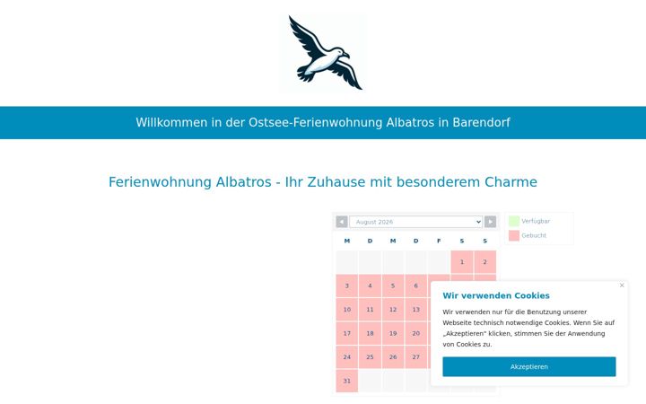 Screenshot of ferien-albatros.de
