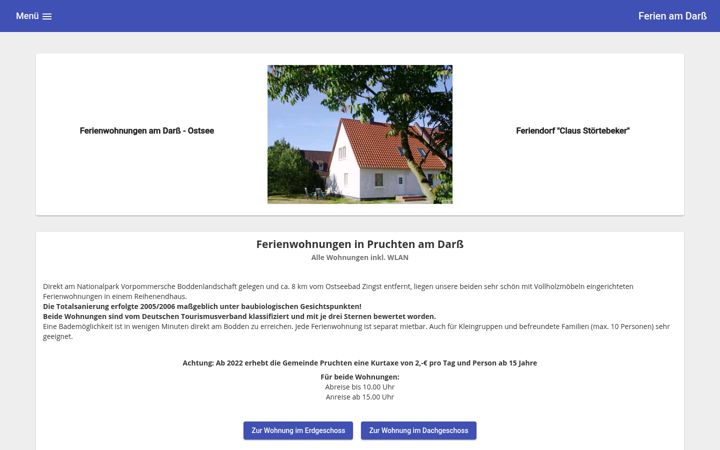 Screenshot of ferien-am-darss.de