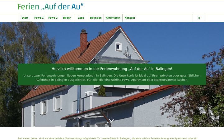 Captura de pantalla de ferien-auf-der-au.de