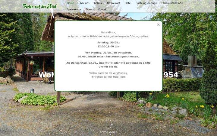 Screenshot of ferien-auf-der-heid.de