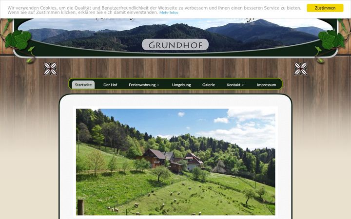 Captura de pantalla de ferien-bauernhof-schwarzwald.de