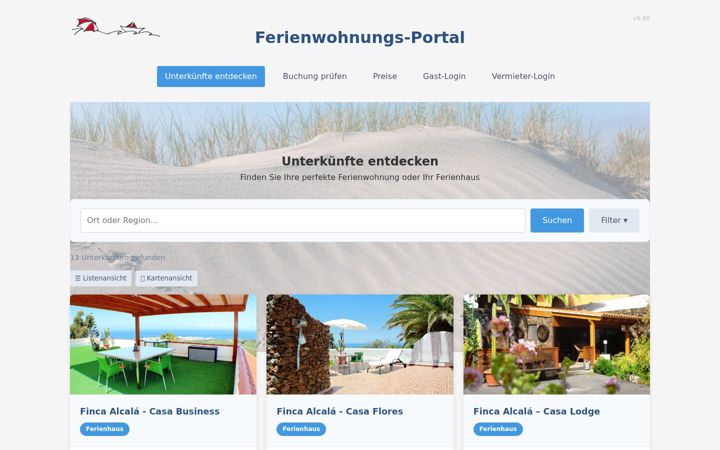 Screenshot of ferien-europa.net