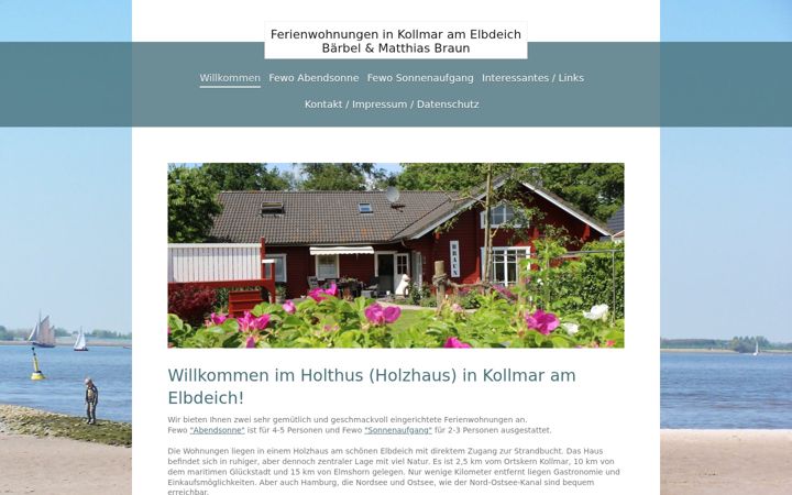 Snímek obrazovky ferien-in-kollmar.de