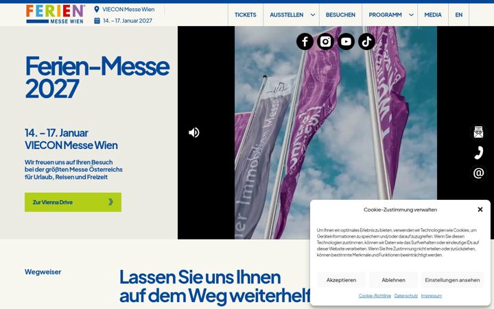 Screenshot of ferien-messe.at