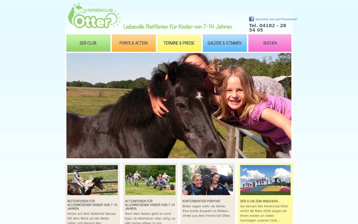 Screenshot of ferienclub-otter.de