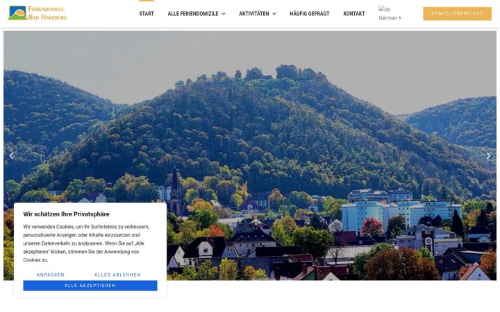 Screenshot of feriendomizil-badharzburg.de