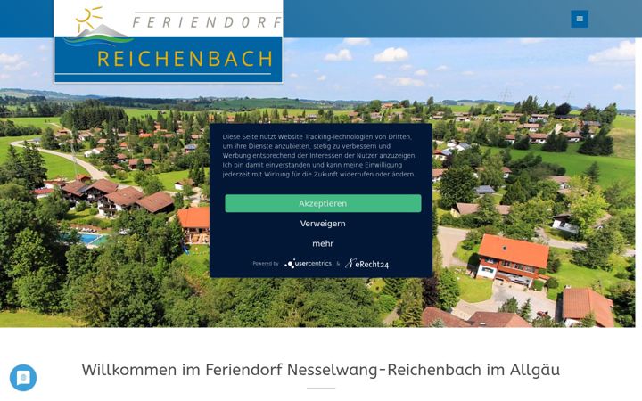 Screenshot of feriendorf-reichenbach.de