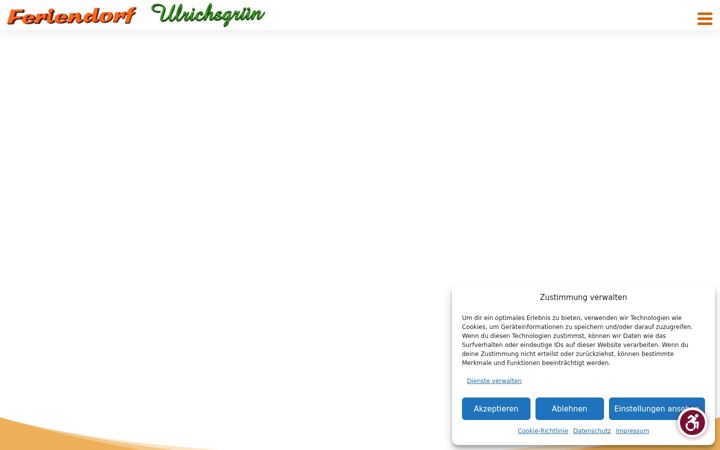 Екранна снимка на feriendorf-ulrichsgruen.de