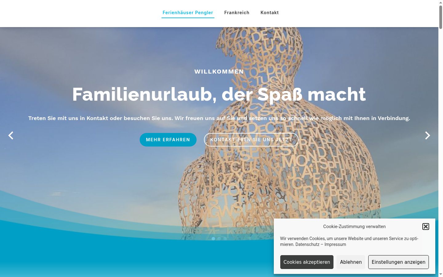 Screenshot tal-banner tal-kunsens muri qabel kwalunkwe interazzjoni