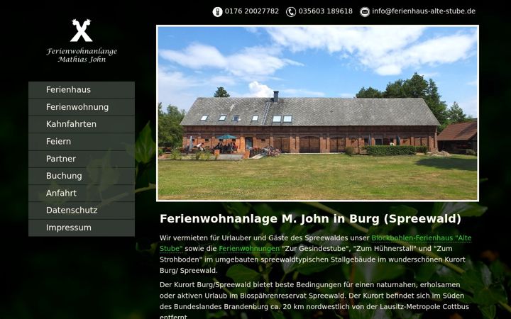Екранна снимка на ferienhaus-alte-stube.de