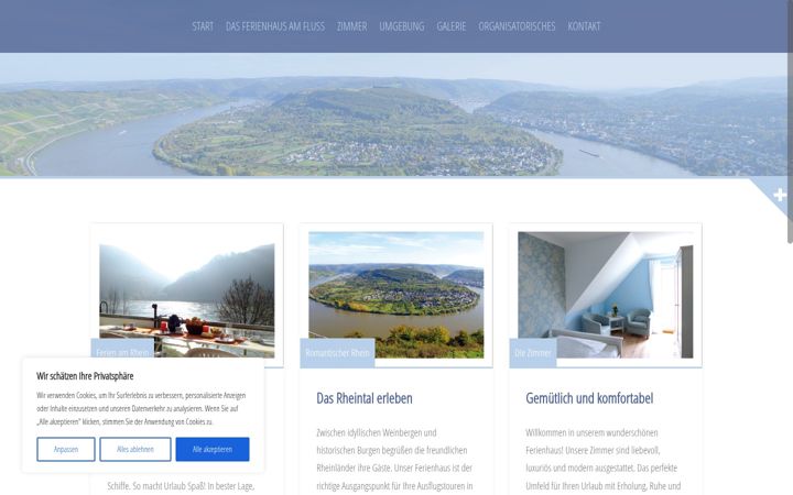 Screenshot of ferienhaus-am-fluss.info