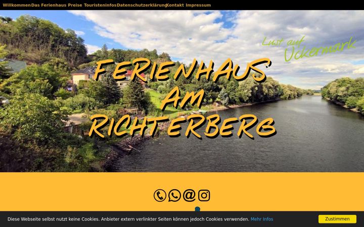 Screenshot of ferienhaus-am-richterberg.de