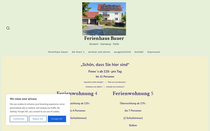 Screenshot of ferienhaus-bauer.eu