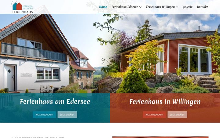 Screenshot of ferienhaus-edersee-willingen.de