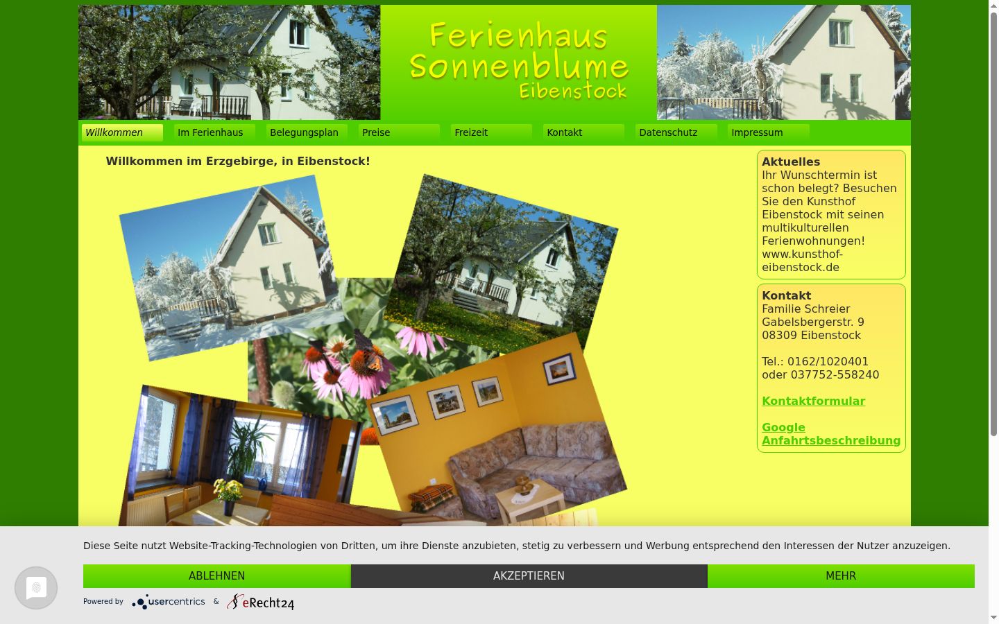 Screenshot tal-banner tal-kunsens muri qabel kwalunkwe interazzjoni