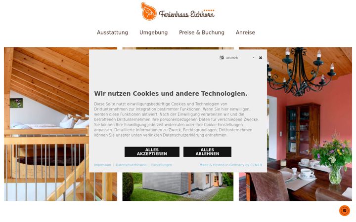 Screenshot of ferienhaus-eichhorn.de