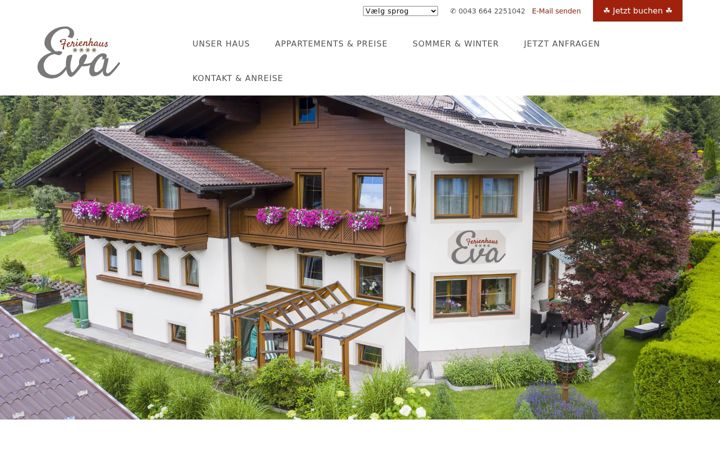 Screenshot of ferienhaus-eva.at