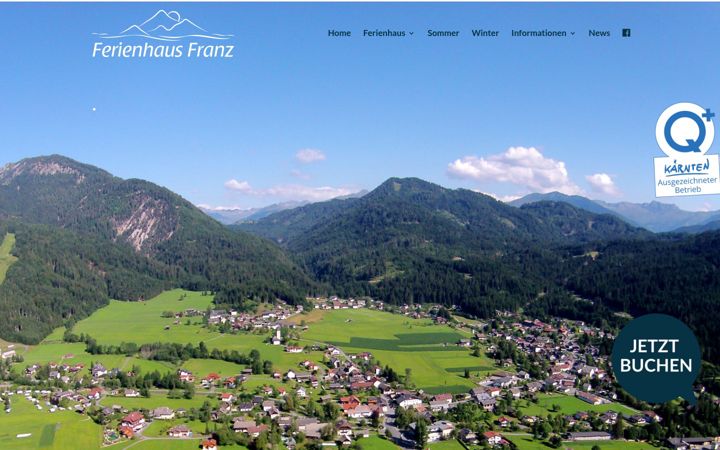 Screenshot of ferienhaus-franz.at