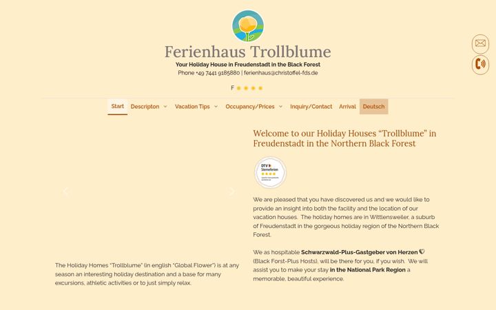 Screenshot von ferienhaus-freudenstadt-nordschwarzwald.de